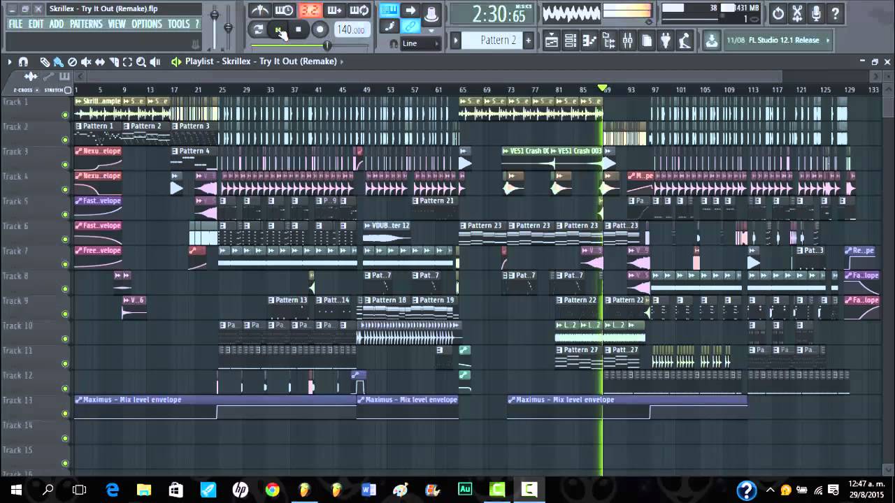 Skrillex ft. Alvin Risk - Try It Out (Remake + FLP)