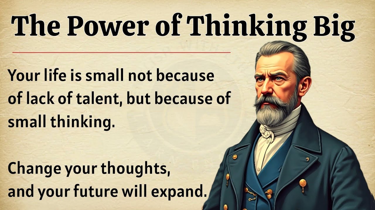 The Power of Thinking Big | Change Your Mind, Change Your Life 🔥 | Graded Reader ✅️ 