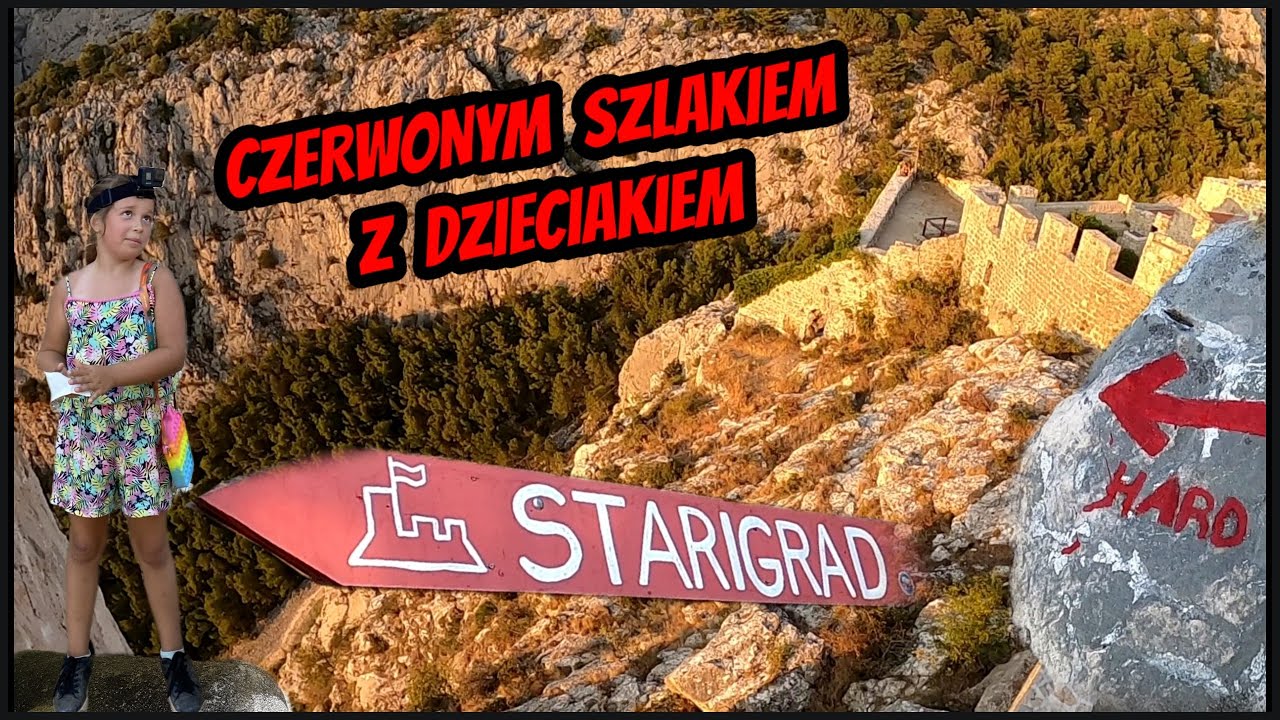 STARIGRAD FORTRESS - OMIŠ 🇭🇷 Czy dziecko sobie poradzi?(7Lat) 45 minut czerwony szlak