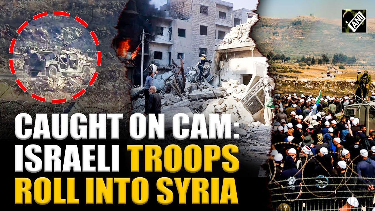 Israeli convoy crosses into Syria after airstrikes rock Damascus and Druze border tensions rise