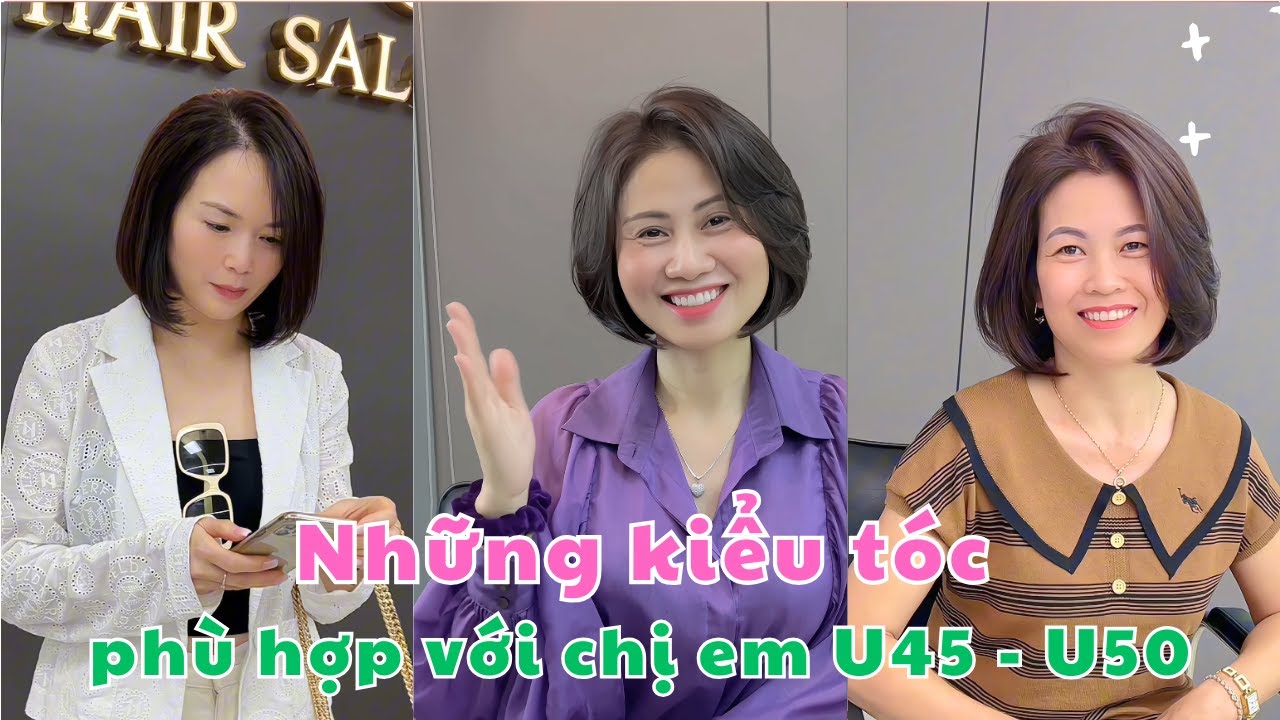 NHỮNG KIỂU TÓC PHÙ HỢP VỚI CHỊ EM U40-U50 | 1900 Hair