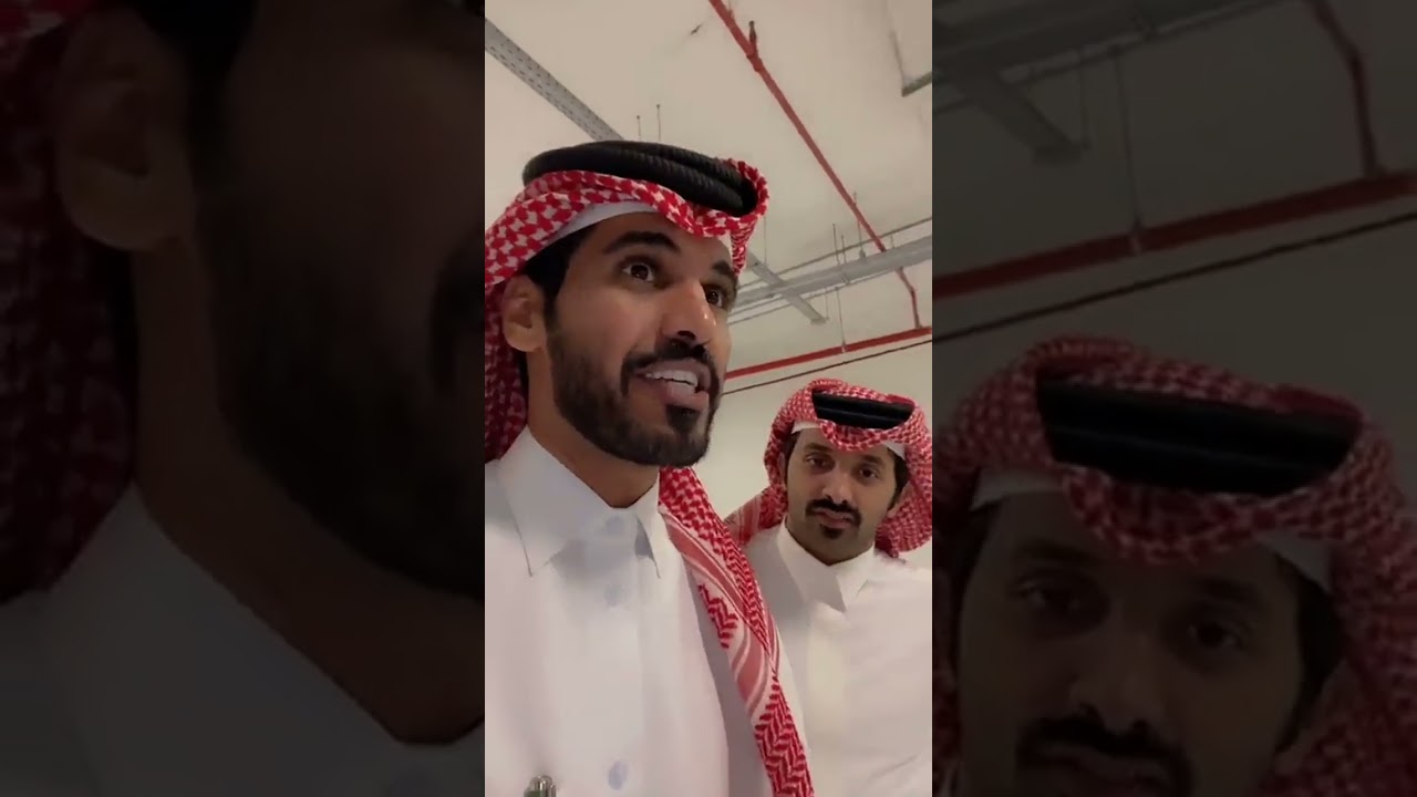 محمد بن ناصر مسك عامر بن منير وفلاح بعد ماهربو من بيته😱