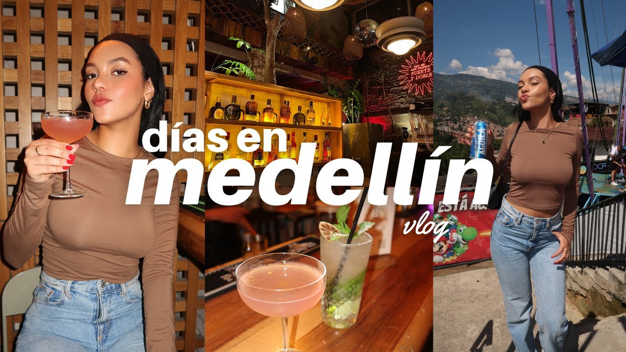 viaje a medell&iacute;n vlog 🌸✈️  colombia, restaurantes, provenza, bandeja paisa...