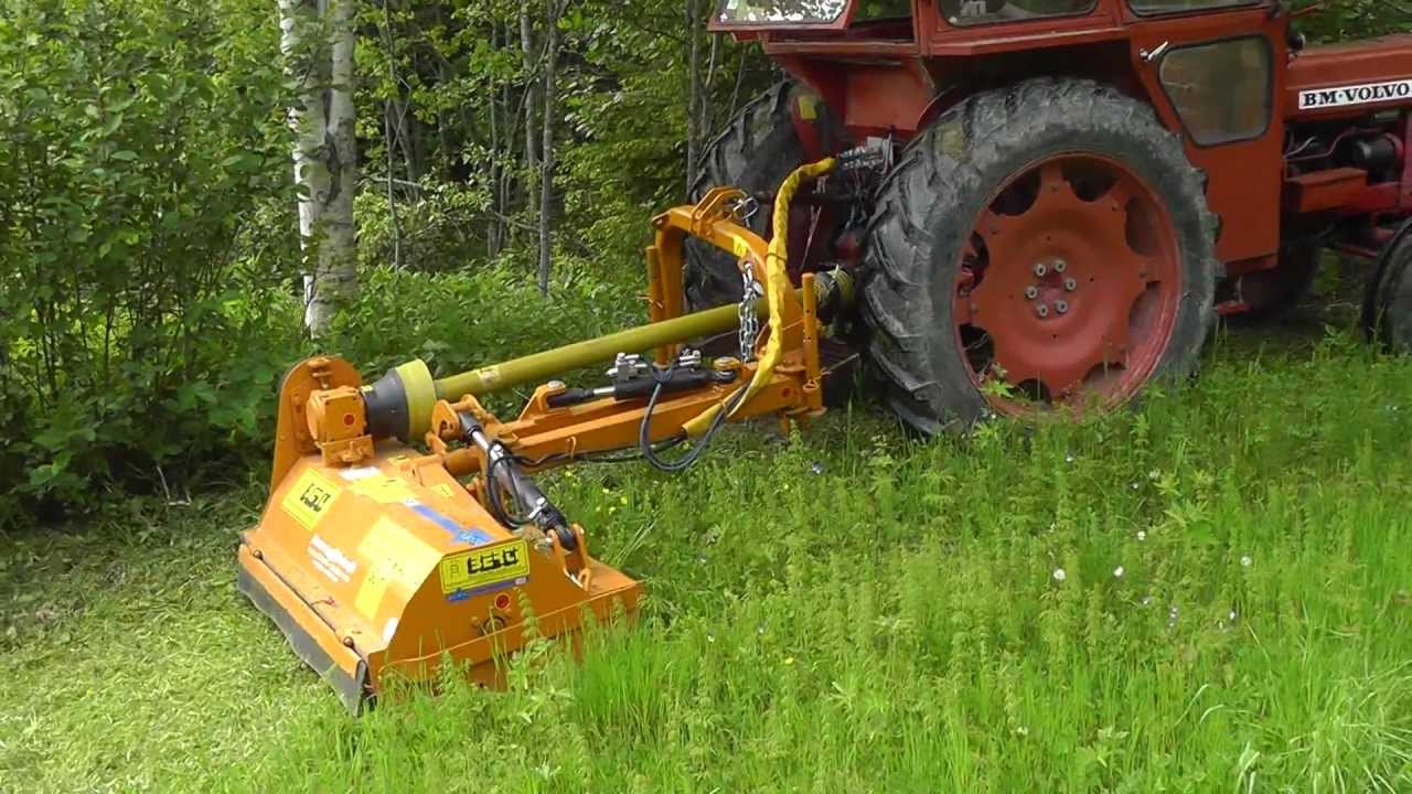 Volvo Bm 430 Cutting Grass With A Berti TA/L 145