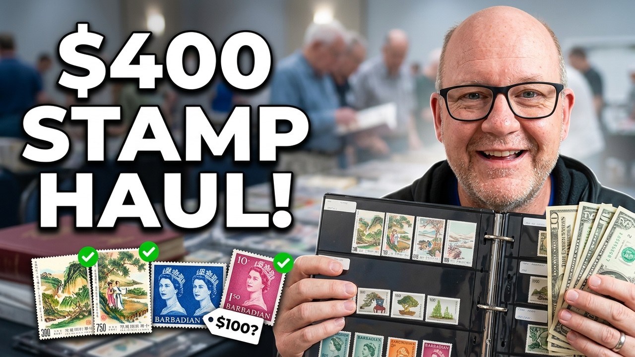 Ipswich Stamp Fair 2026: мой улов | 400 долларов за пять редких находок!
