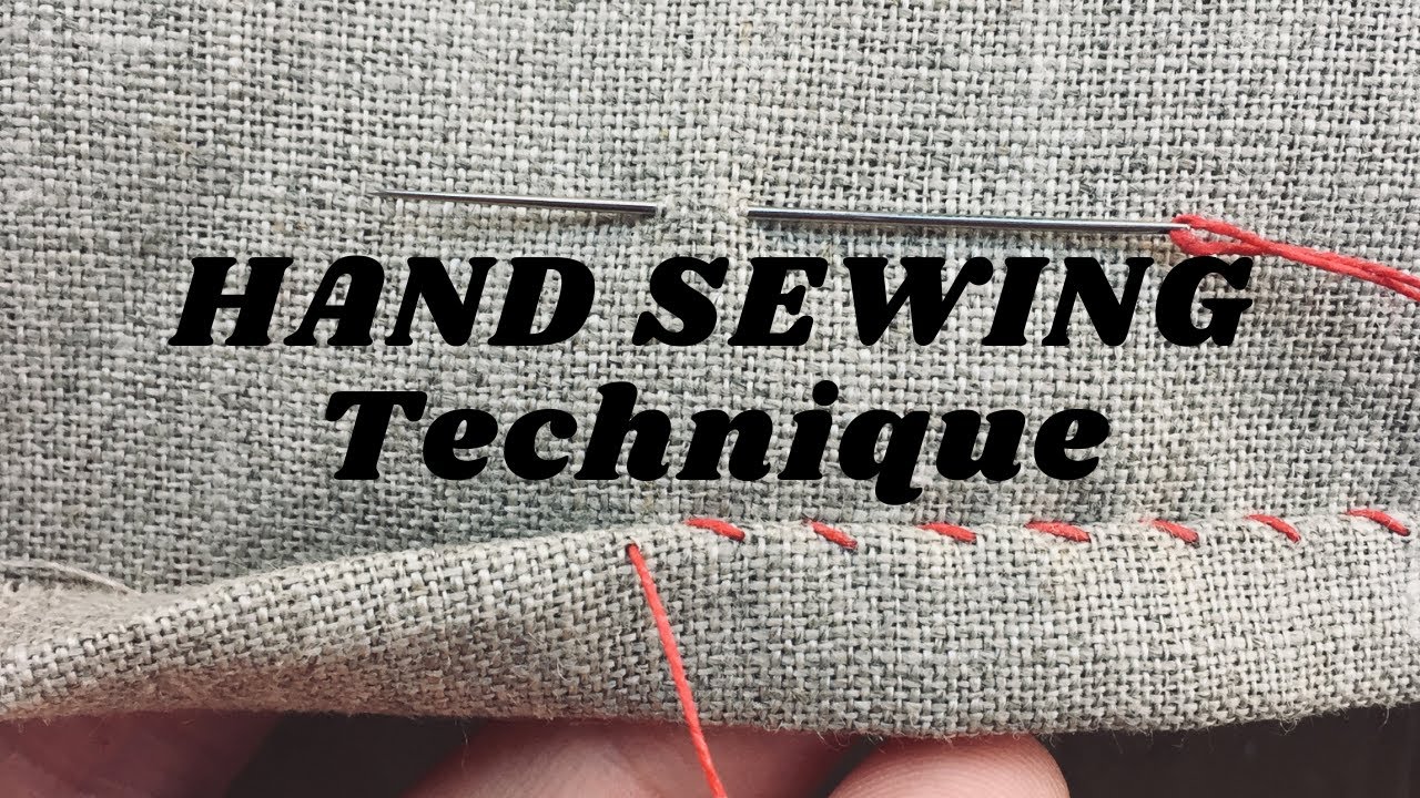 Better Hand Sewing Technique (LEFT HANDED): Hand Sewing Tips and Tricks