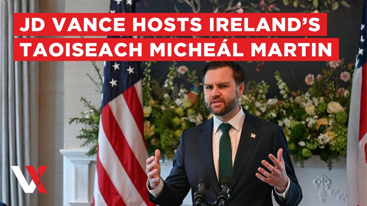LIVE | VP JD Vance Hosts Irish Taoiseach Miche&aacute;l Martin at Residence | VERTEX