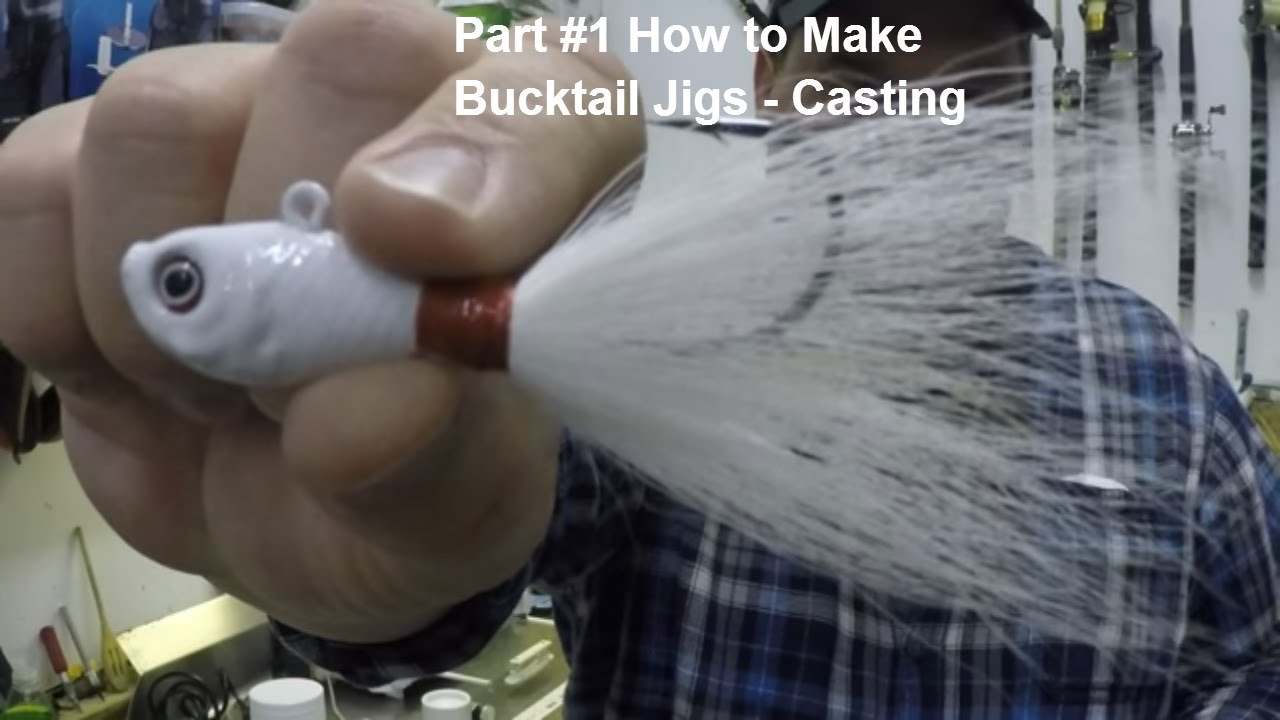 How To Make Your Own Bucktail Jigs Start to Finish Part 1 of 3 - Pouring