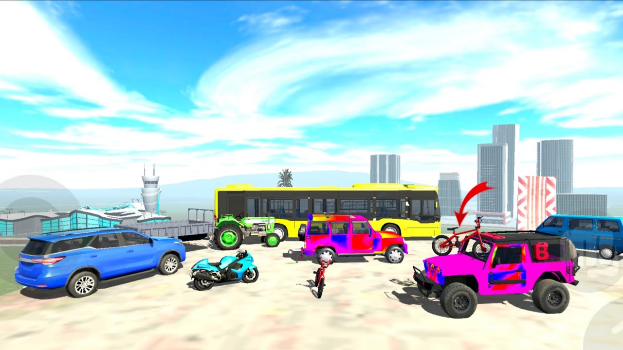Thar से गाड़ियों को नीचे उतारना  Thar power 💪💪💪 Indian bikes driving 3D #video