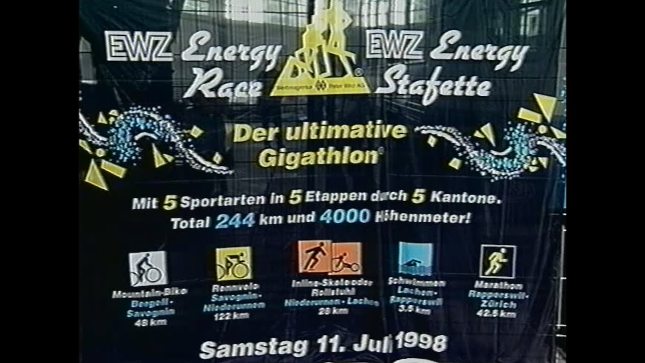 Gigathlon 1998 | Bergell-Zürich