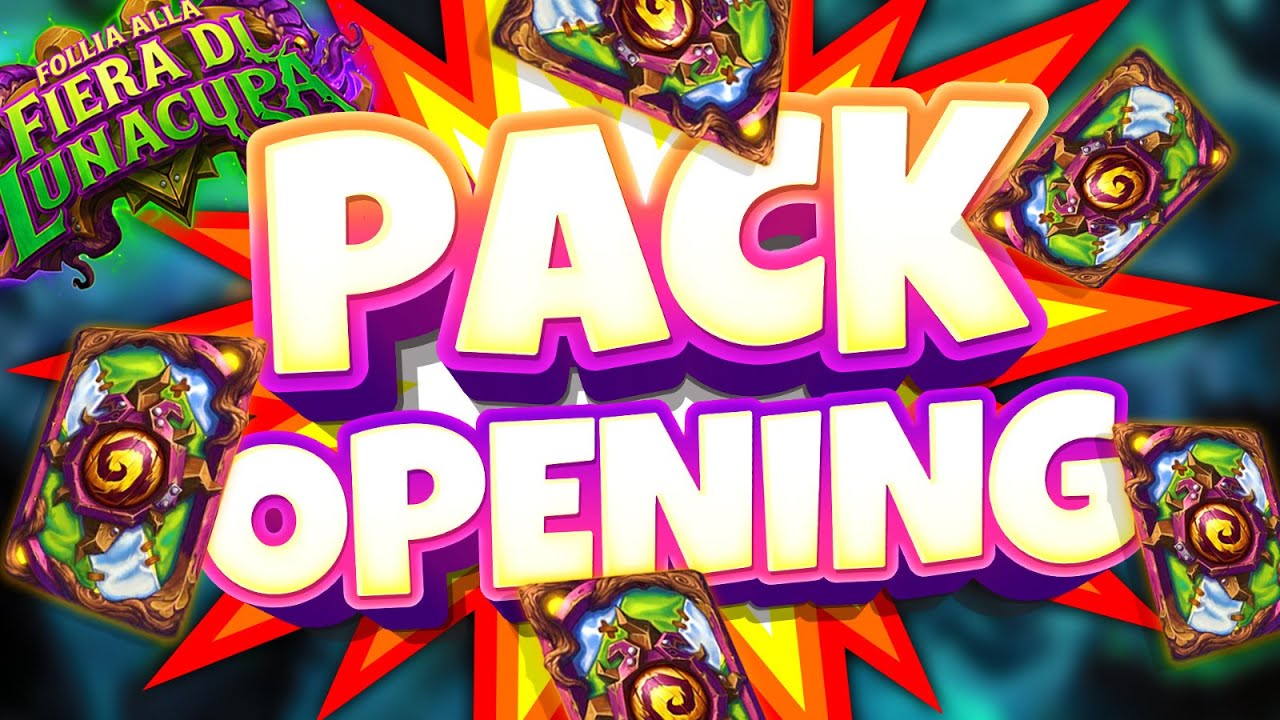 PACK OPENING PAZZO di FOLLIA ALLA FIERA DI LUNACUPA! | Hearthstone ITA