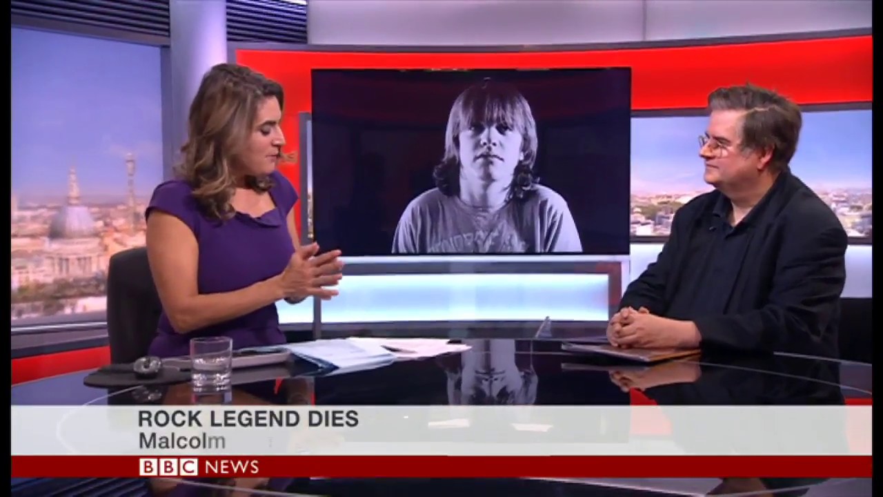 Farewell to AC/DC's Malcolm Young - Mark Beech on BBC World News TV