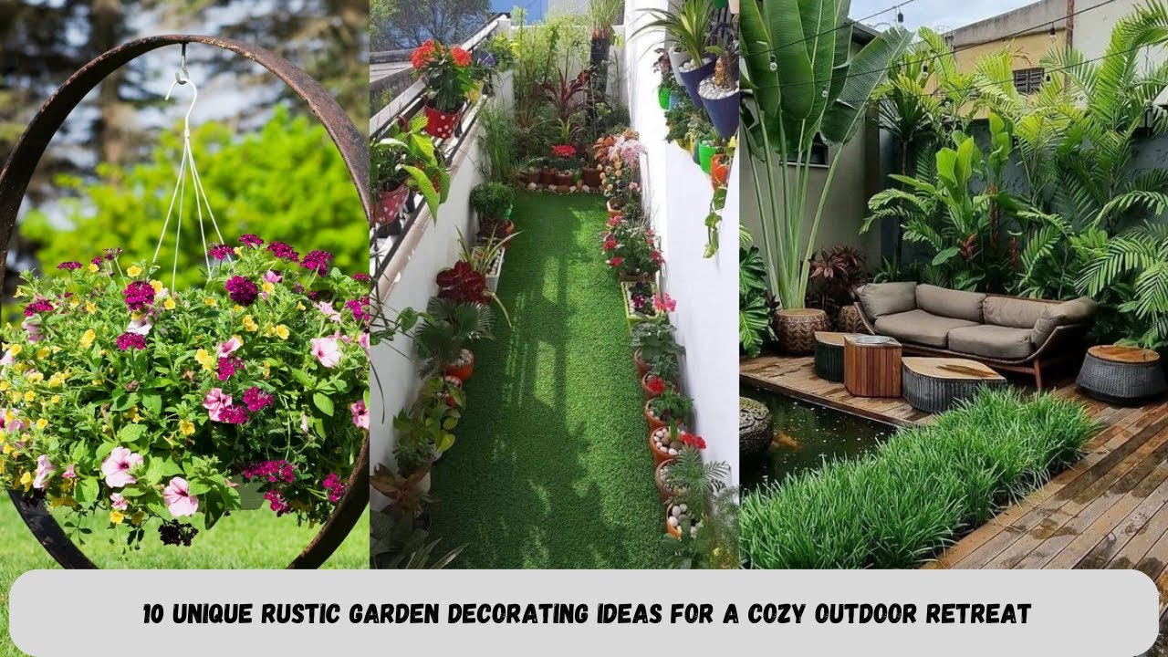 10 Unique Rustic Garden Decorating Ideas for a Cozy Outdoor Retreat