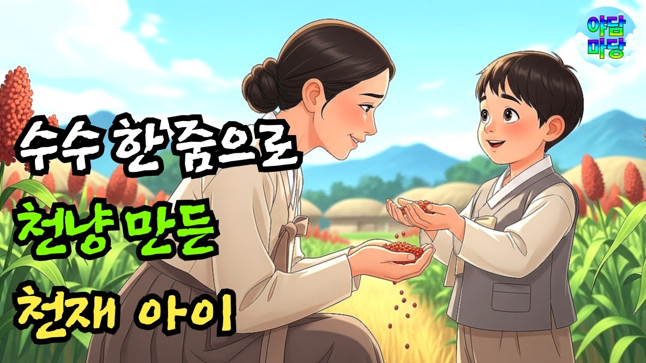 수수 한 줌으로 천 냥을 만든 천재 아이, 과부의 인생이 바뀌다