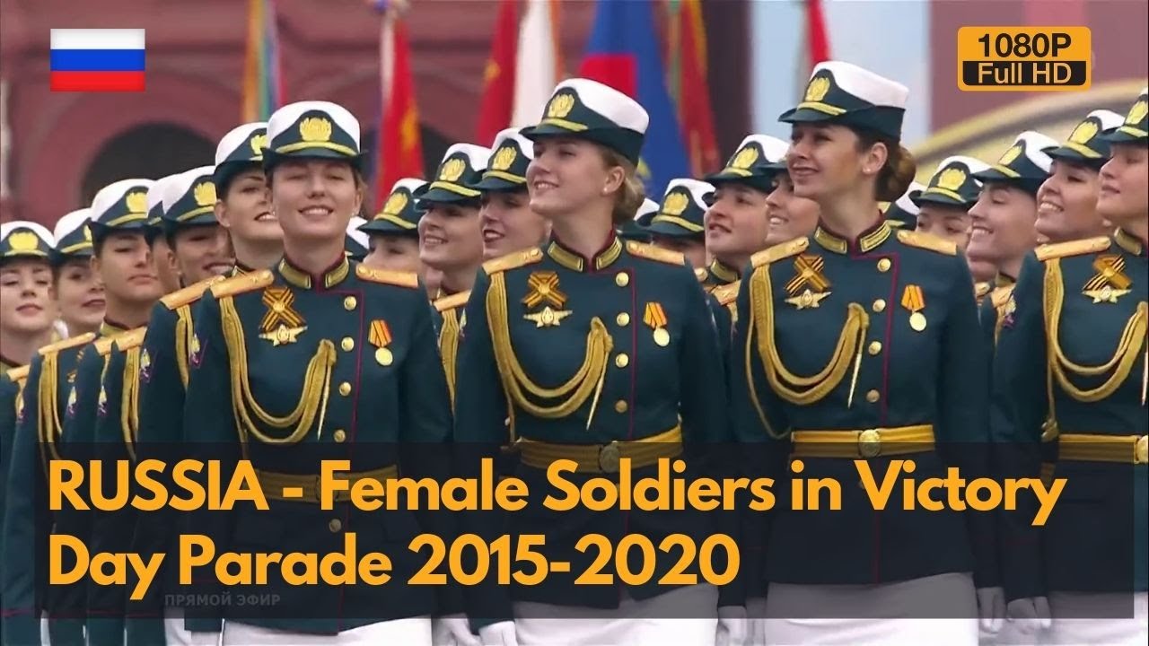 Прощание Славянки - российские военнослужащие на параде Победы 2015-2020 (1080P)