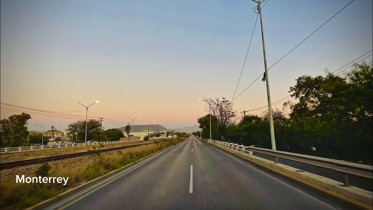 Monterrey Sunday Morning Drive | Quiet Sunrise | 4K