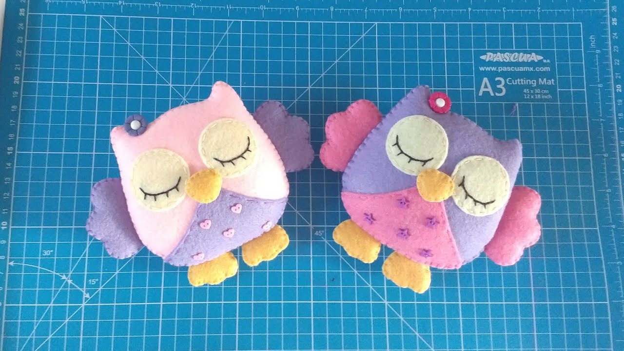 Buho FIELTRO DIY 2019 (Paso a Paso)