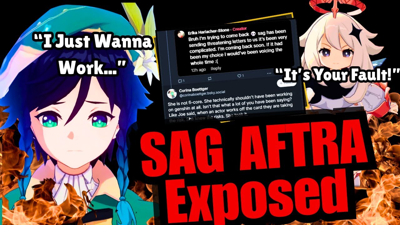 Genshin VA Crashes Out on Venti for Exposing SAG-AFTRA Paimon VA Drama