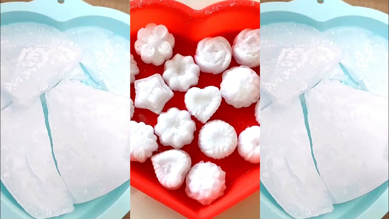 CARBONATED ICE EATING / ICE EATING