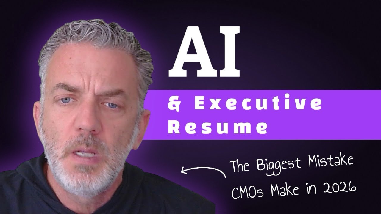 AI and Executive Resumes: The Biggest Mistake CMOs Make in 2026