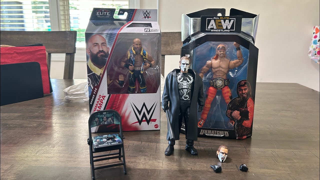WWE Figure review with 3 figures!!!