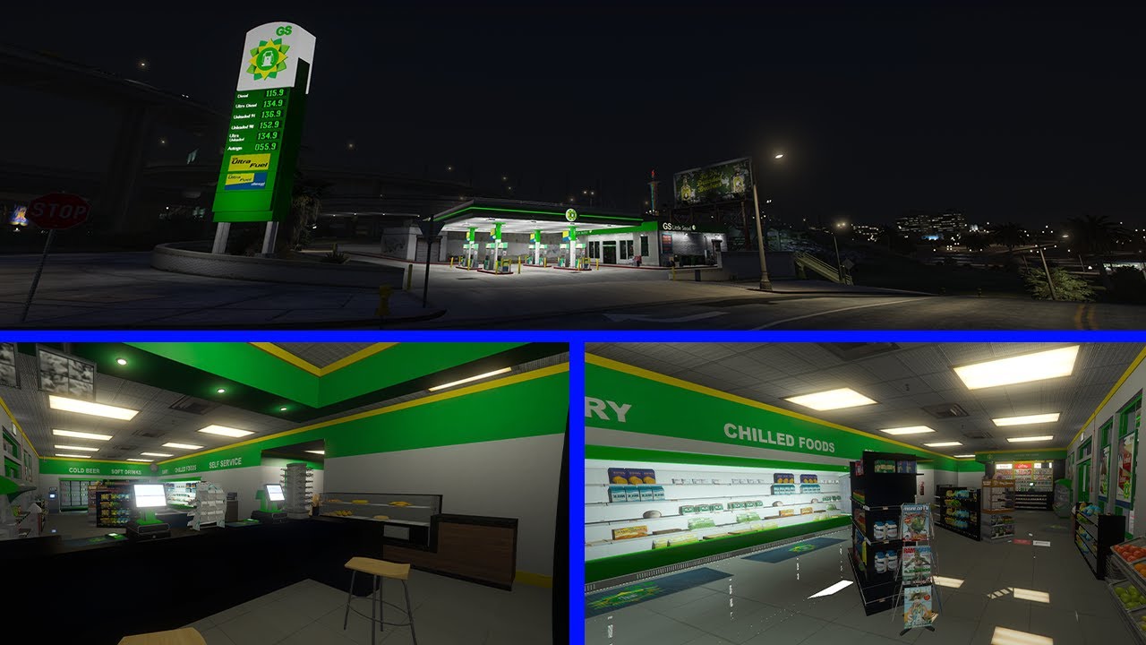 [MLO] Lore Friendly Gas Station Little Seoul GTA V | FIVEM