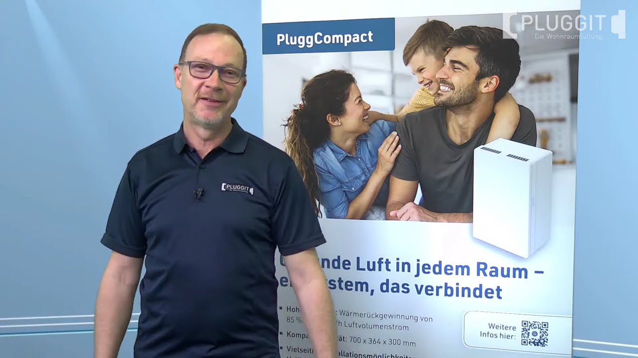 PluggCompact - Dezentrales permanentes Wohnraumlüftungssystem in der Sanierung