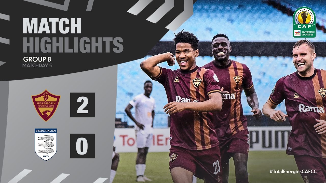 HIGHLIGHTS | Stellenbosch FC 🆚 Stade Malien | Matchday 5 | 2024/25 #TotalEnergiesCAFCC