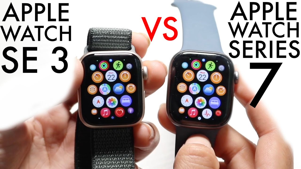 Apple Watch SE 3 против Apple Watch Series 7! (Сравнение) (Обзор)