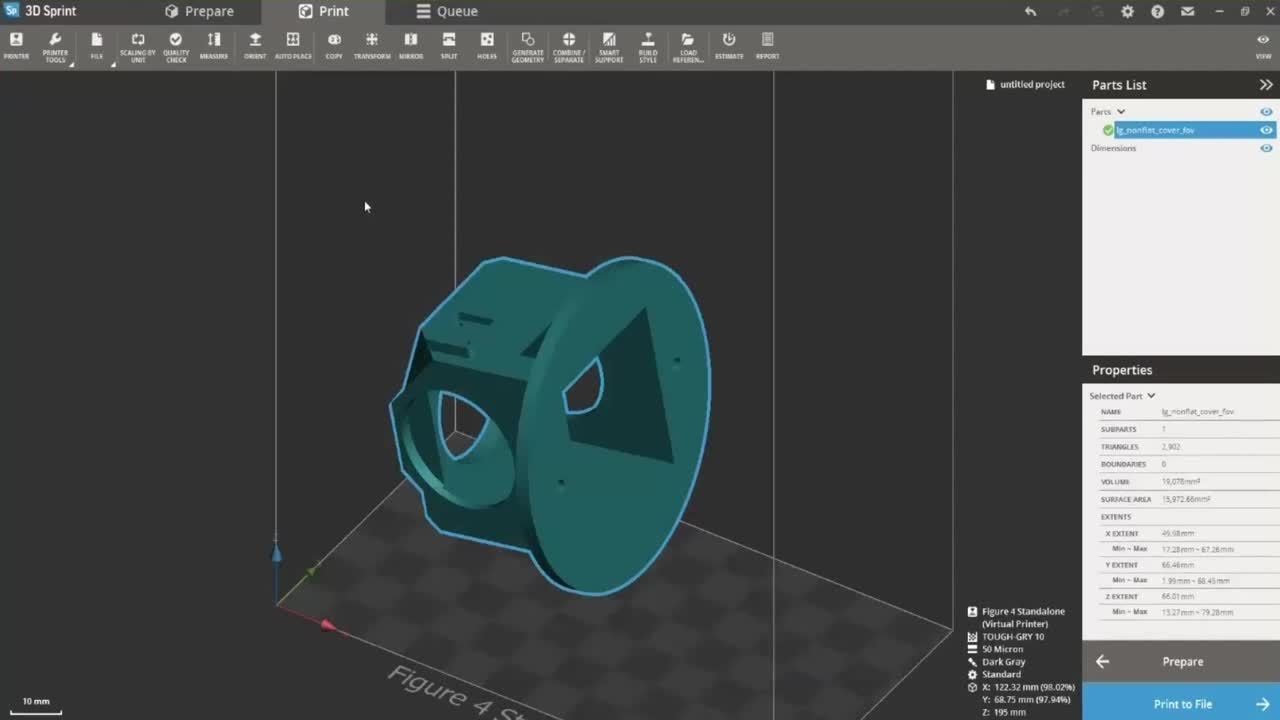 Figure 4® Tutorial Module #3 - 3D Sprint Demo: Basic Tools