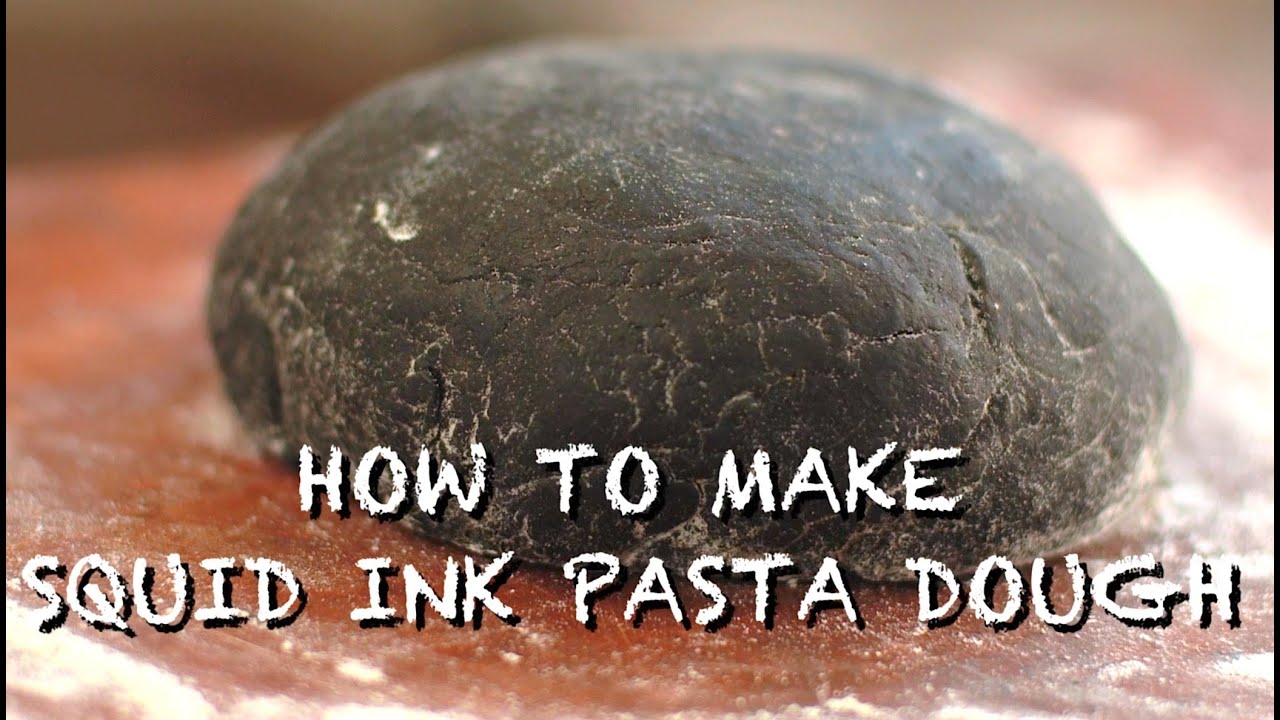 How to Make Squid Ink Pasta Dough