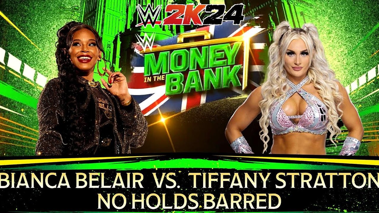 WWE 2K24 💥 BIANCA BELAIR vs TIFFANY STRATTON 💥 #wwe #wwe2k24