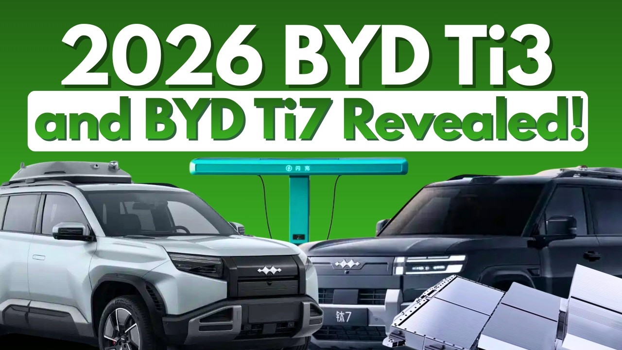 NEW BYD Ti3 and BYD Ti7 For Global Markets Get HUGE Upgrades