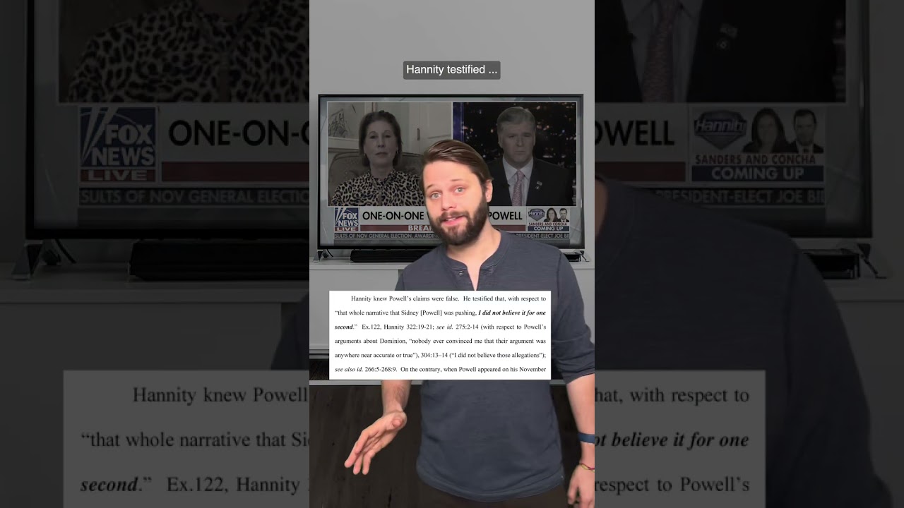 Fox News hosts privately mocked stolen election claims