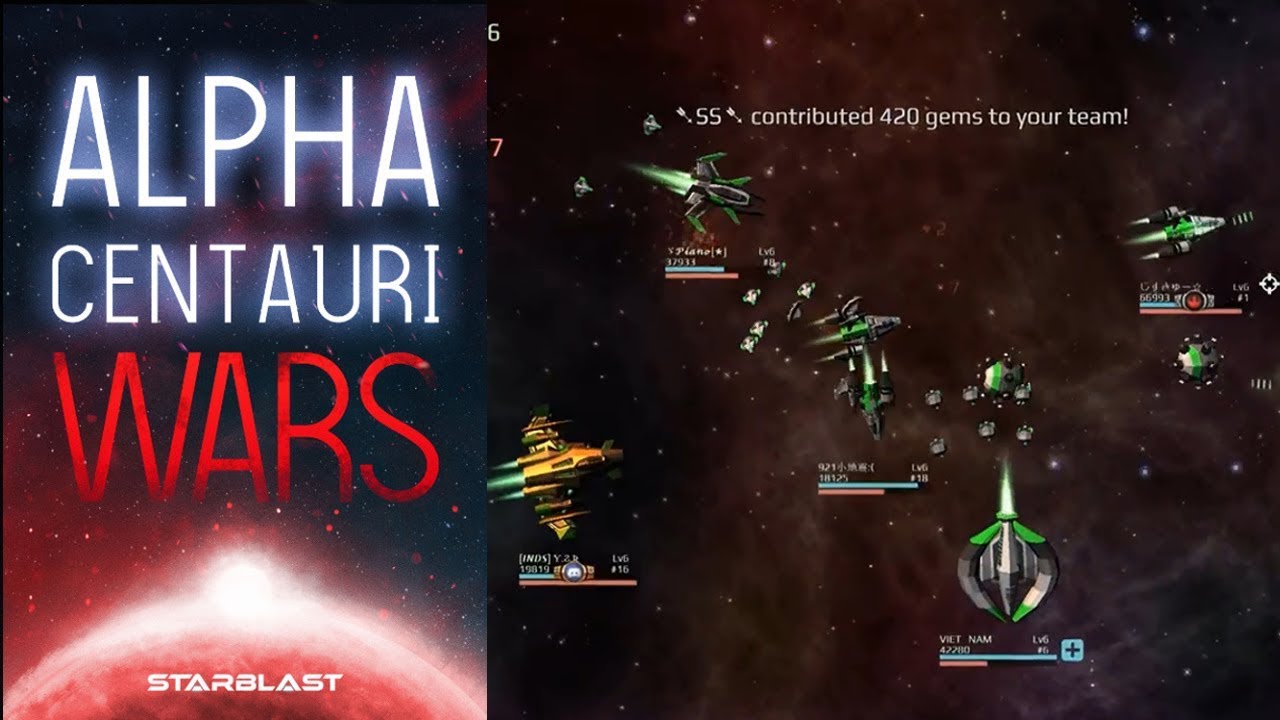 Starblast.io - Alpha Centauri Wars 4 | Green Team Attack !! | ACW Asia 14/9/2019