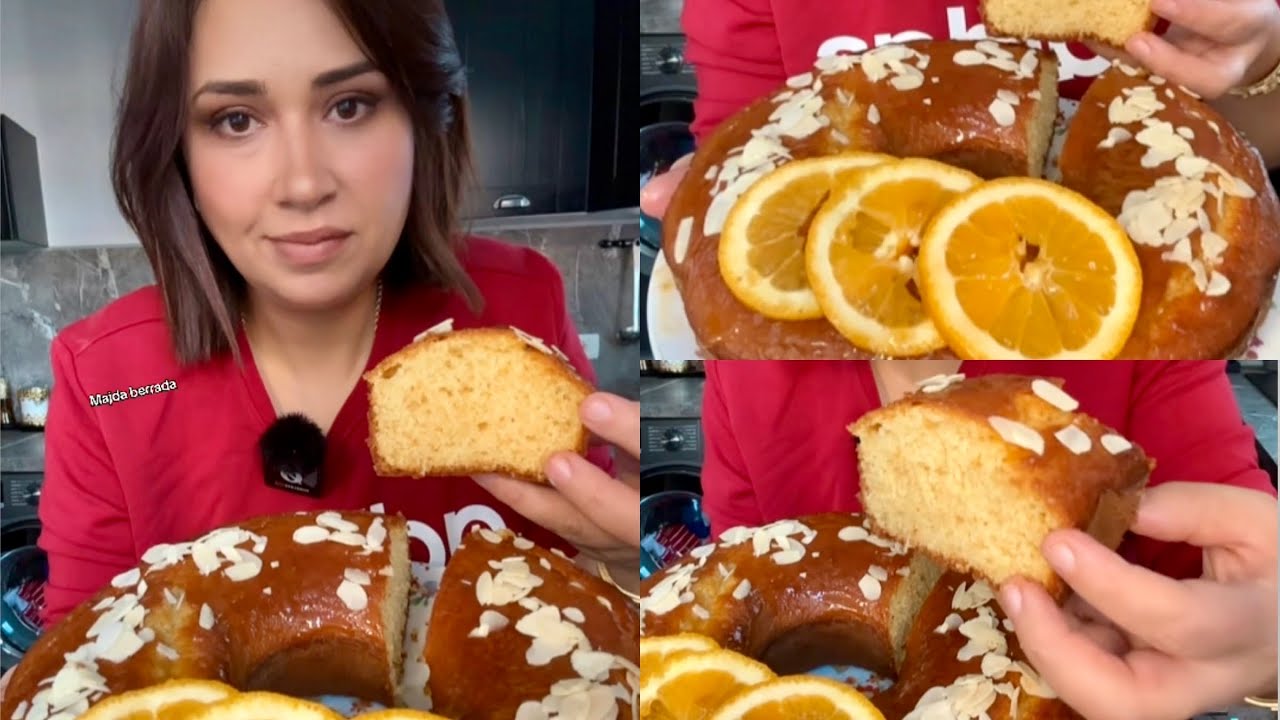 كيك يومي اقتصادي قطني  بمذاق البرتقال  🍊🍊