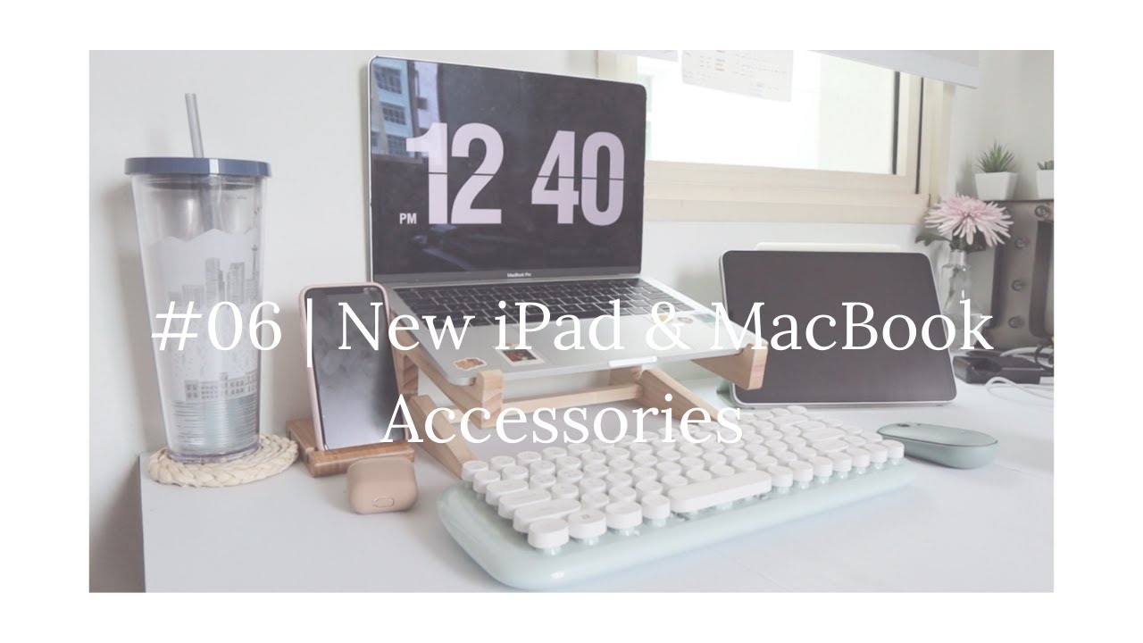 UniDiary #06 - NEW iPad & MacBook💻 Accessories✨(actto & Logitech) || NUS Nursing