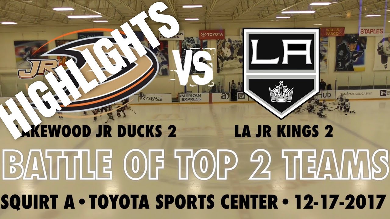 HIGHLIGHTS - Lakewood Jr Ducks 2 vs Los Angeles Jr Kings 2. Squirt A (12-17-2017)