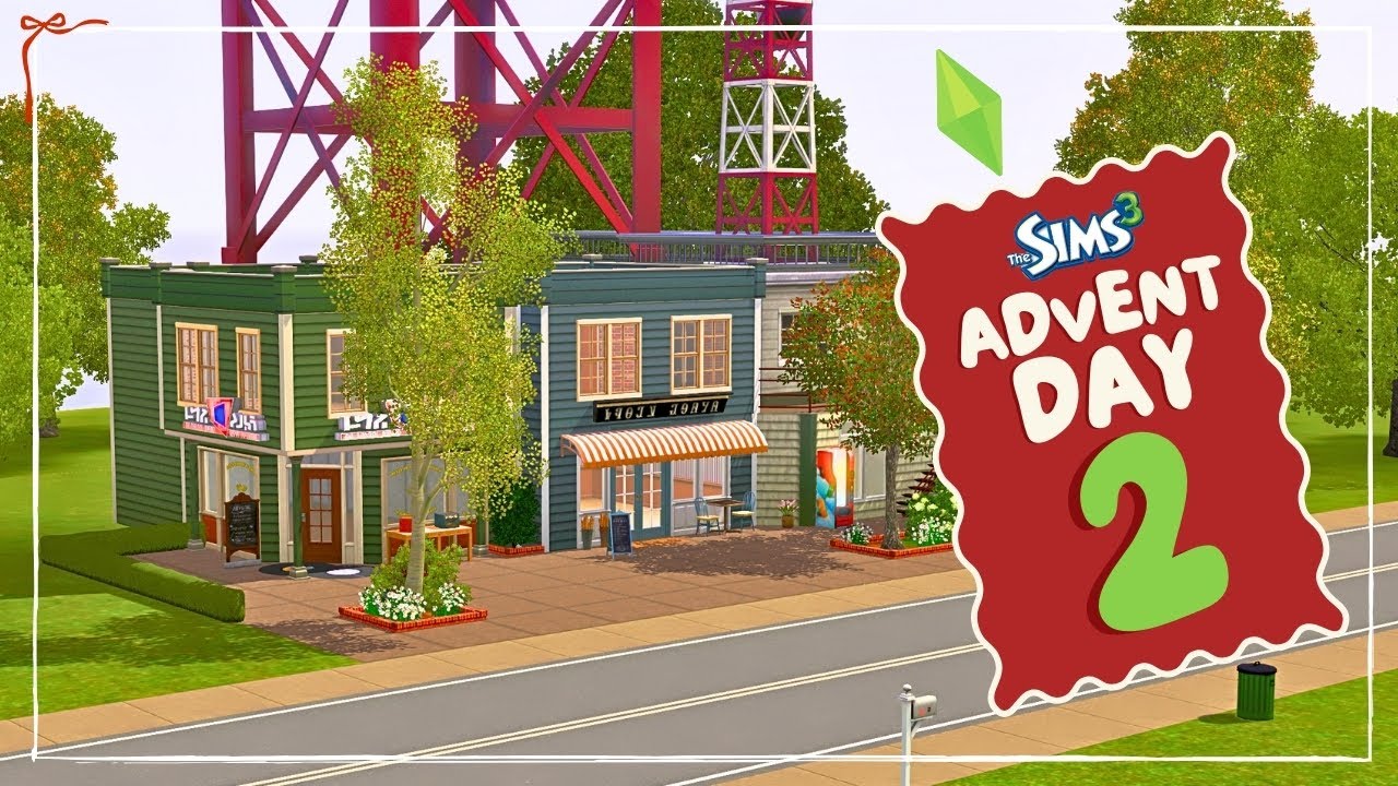 Sims 3 Advent Builds, день 2 – Радиостанция