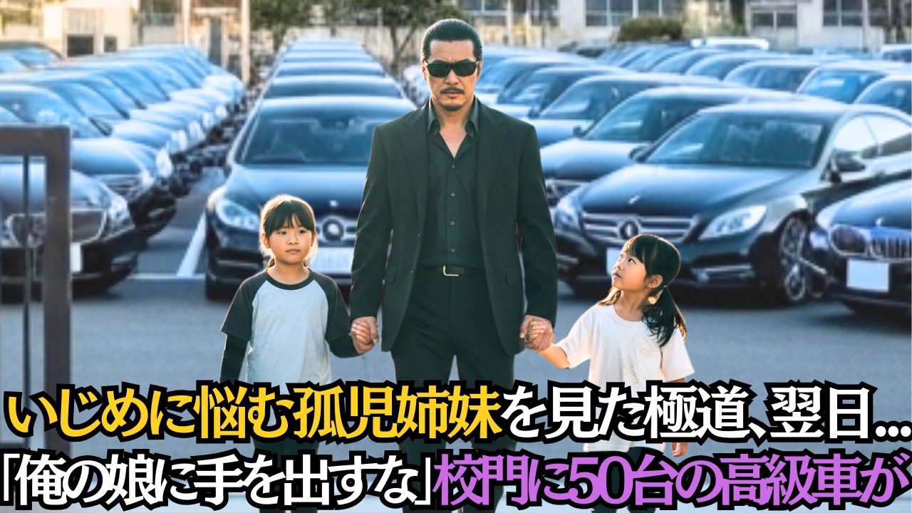 陰湿ないじめに絶望する少女姉妹が助けを求めたのは街の超武闘派ヤクザだった→翌朝、校門前に黒塗りの車列が現れ事態は一変する…