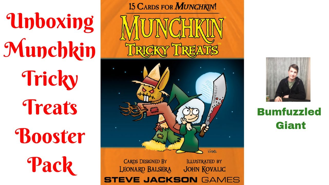 Unboxing Munchkin Tricky Treats Booster Pack