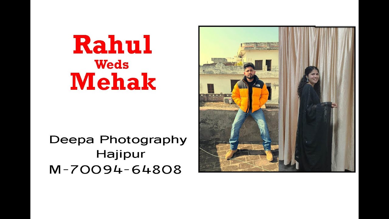 WEDDING CEREMONY !! RAHUL WEDS MEHAK !! 17-01-2026 !! TELECAST BY DEEPA PHOTOGRAPHY !! M.9417341693