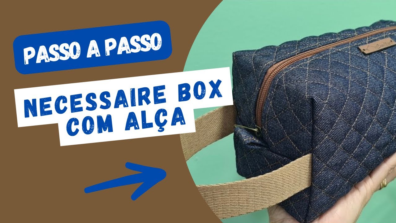 NECESSAIRE BOX COM ALÇA