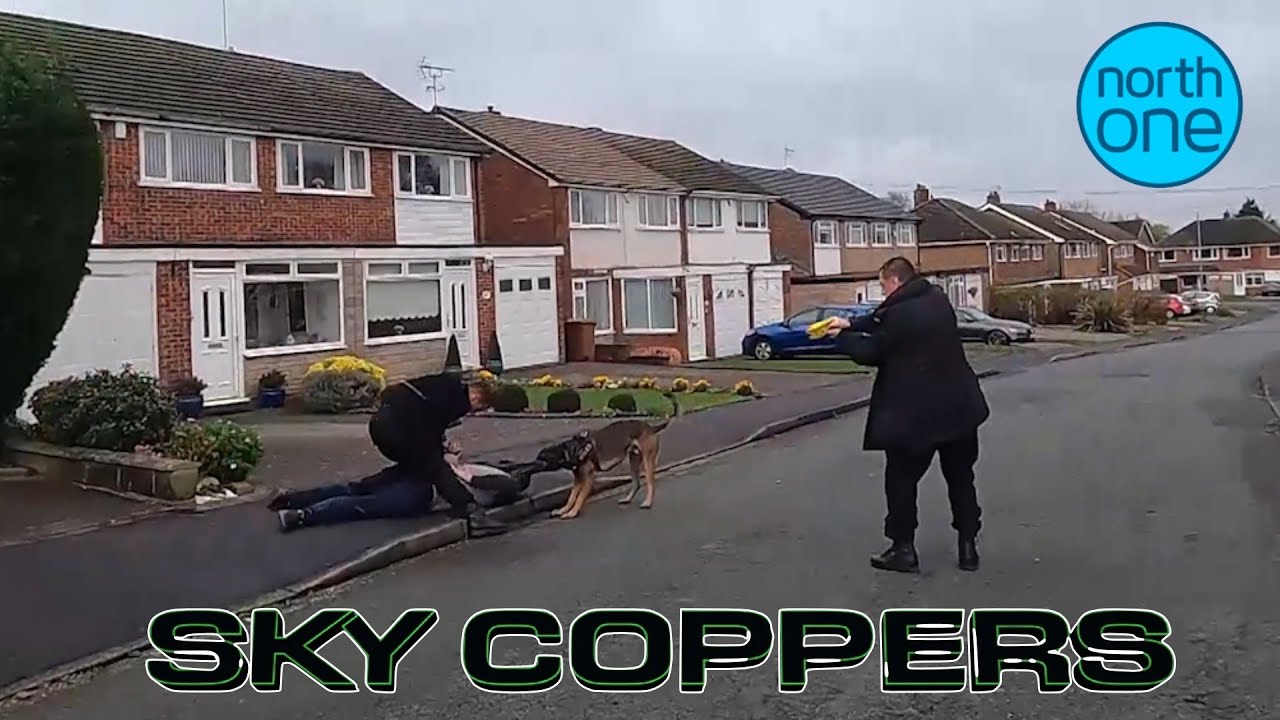 Полицейская собака поймала преступника в безумной погоне на машине | Sky Coppers