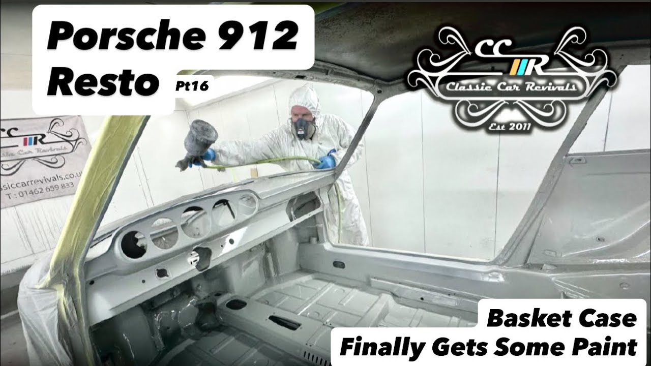 Реставрация Porsche 911 912, часть 16!! Из грязи в князи!! Наконец-то этот развалюха покрашен!