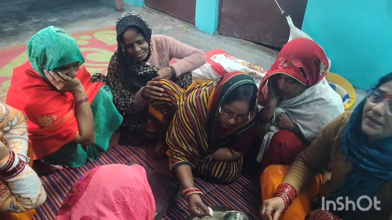 पिसना छुऐ की रसम हुई.... 🌾🌾