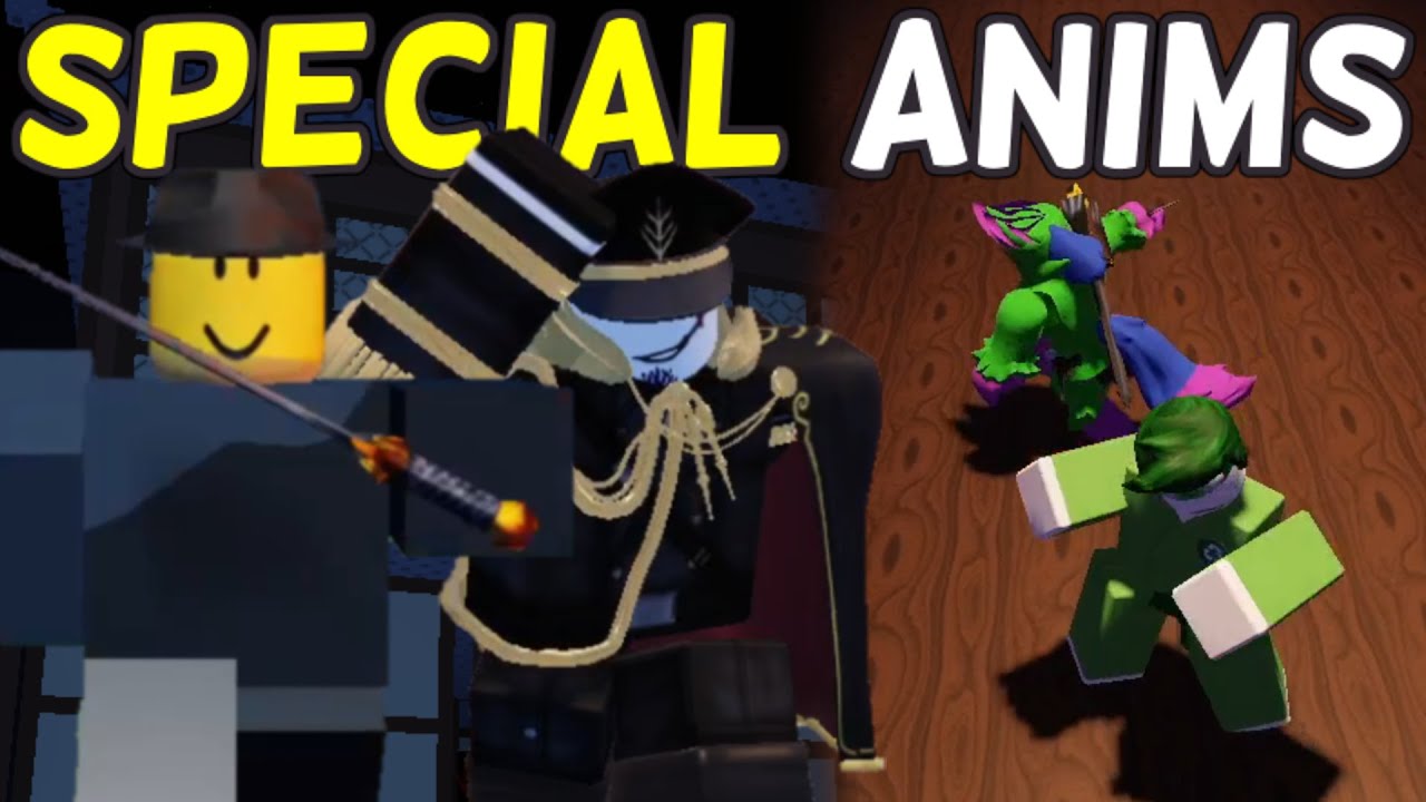 So I Tried Forsaken Skins With SPECIAL/UNIQUE Animations!