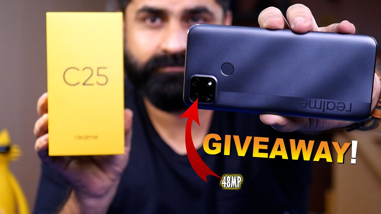 Realme C25 In Pakistan | Lets Check | Giveaway!!