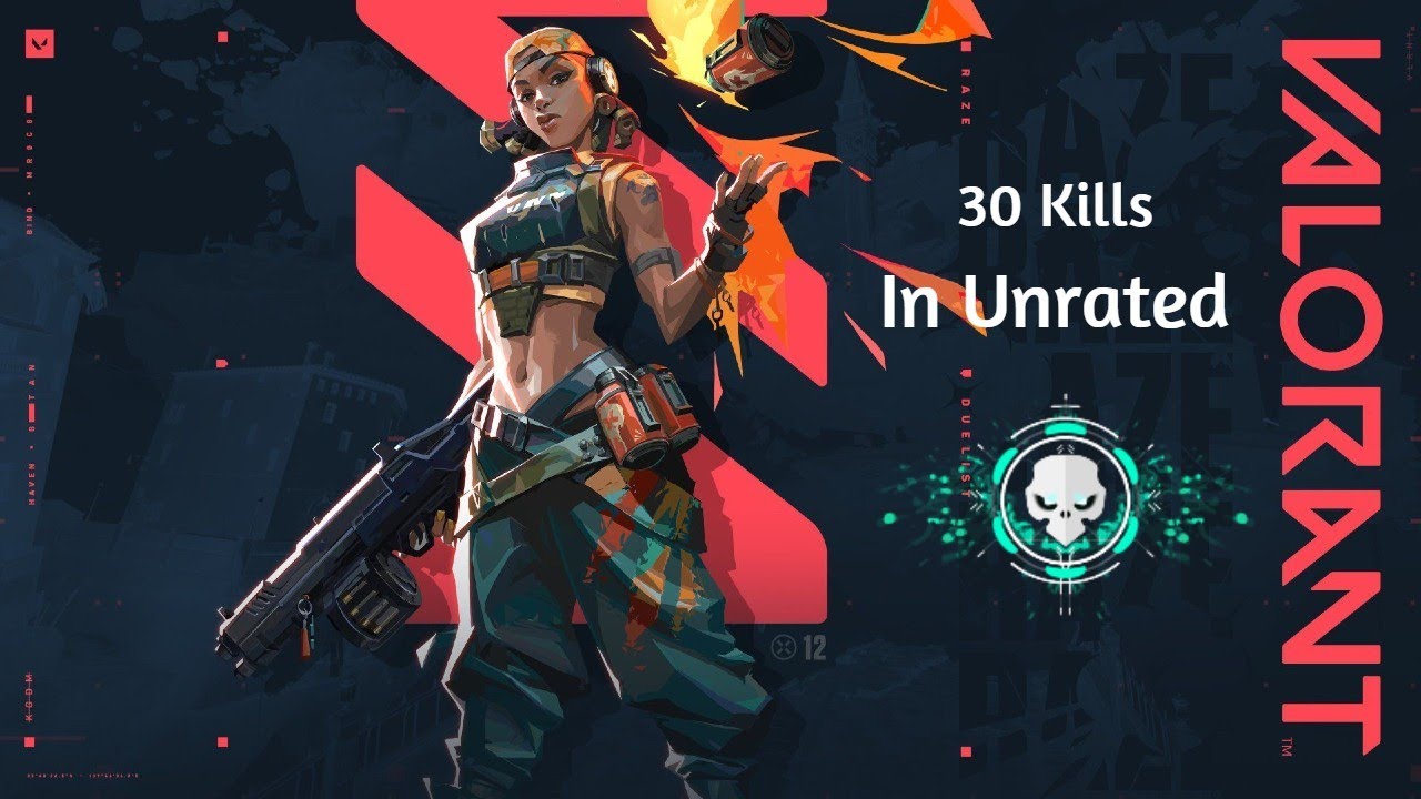 I Got 30 Kills as Raze in Unrated