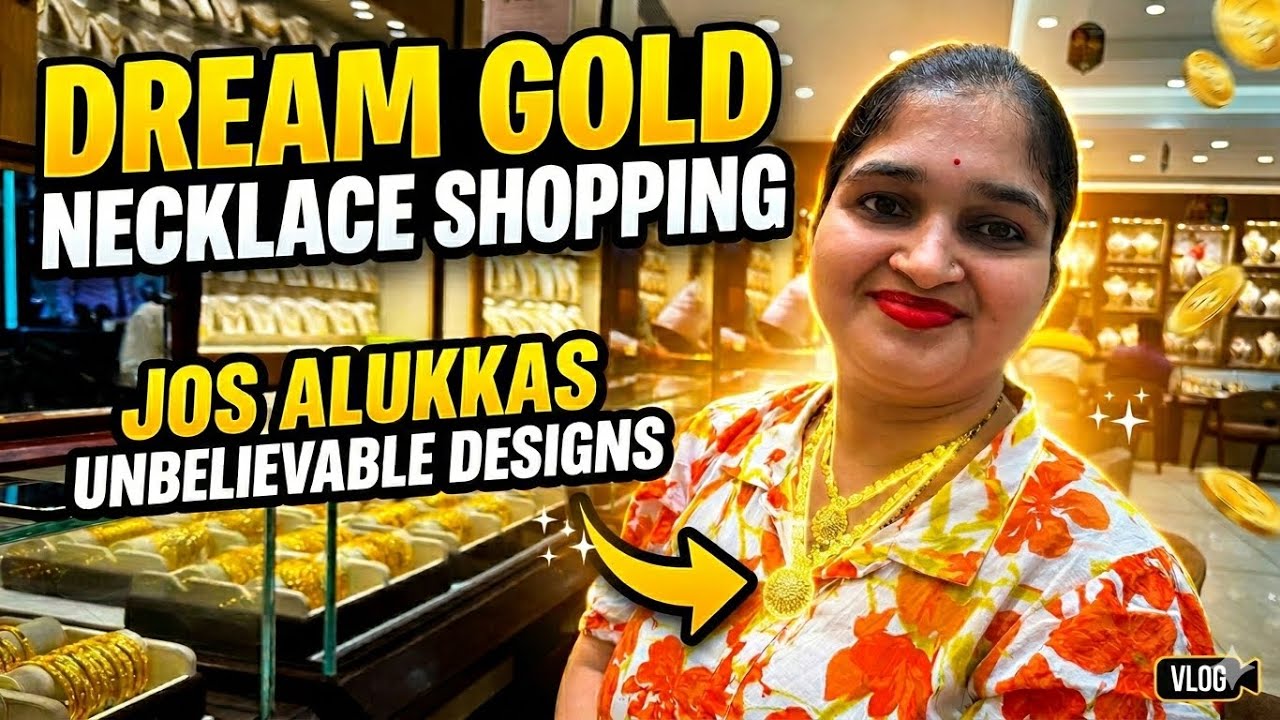 GOLD NECKLACE JEWELLERY SHOPPING in Jos Alukkas Udupi🤩| How much did I actually spend? 💸 🚀